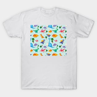 Dinosaur Pattern T-Shirt